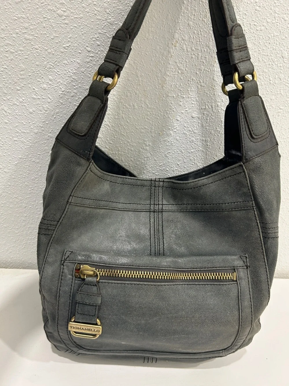 Tignanello Vintage Mix Ball Shopper Hobo Shoulder Bag